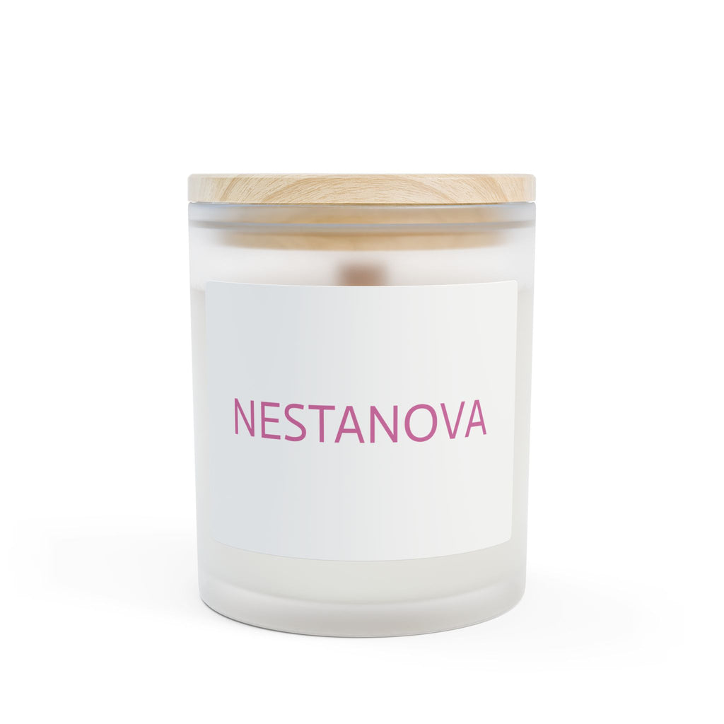 Frosted Glass Candle, 11oz