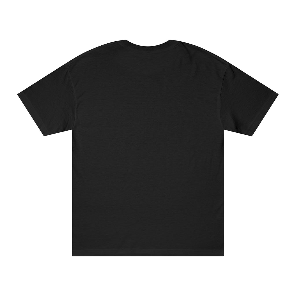 Classic White Tee — Minimal Lilac Chest Logo