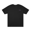 Classic White Tee — Minimal Lilac Chest Logo
