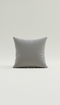 Smoke Grey Throw Pillow, Linen Blend